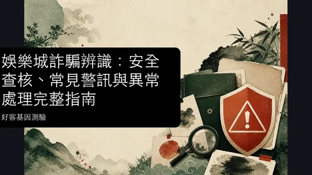 娛樂城詐騙辨識:安全查核、常見警訊與異常處理完整指南文章縮圖