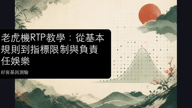 老虎機RTP教學:從基本規則到指標限制與負責任娛樂文章縮圖